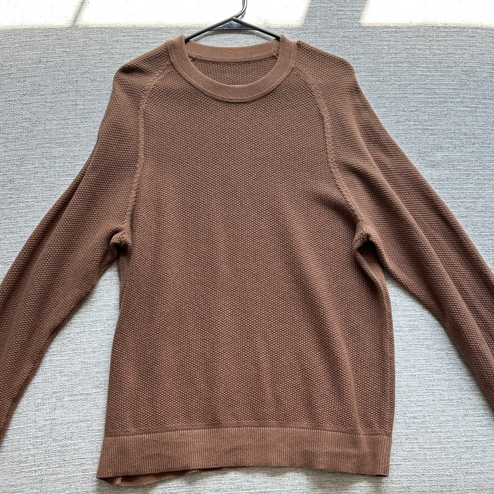 lululemon athletica Brown Long Sleeve Tee